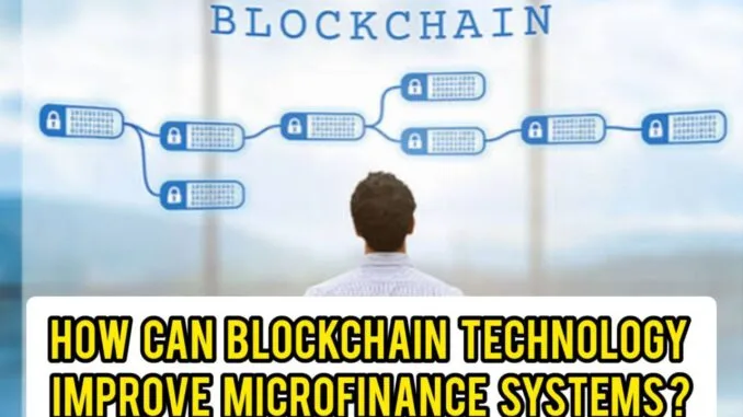 How Can Blockchain Technology Improve Microfinance Systems