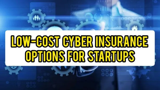 Low-Cost Cyber Insurance Options for Startups