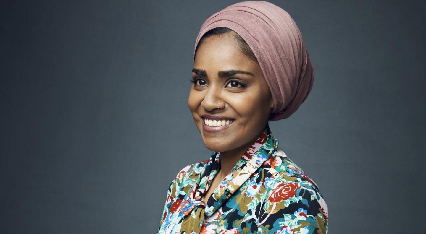 Ever-smiling Nadiya Hussain poses for picture